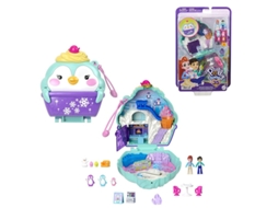 Polly Pocket Cofre Snow Feet Penguin