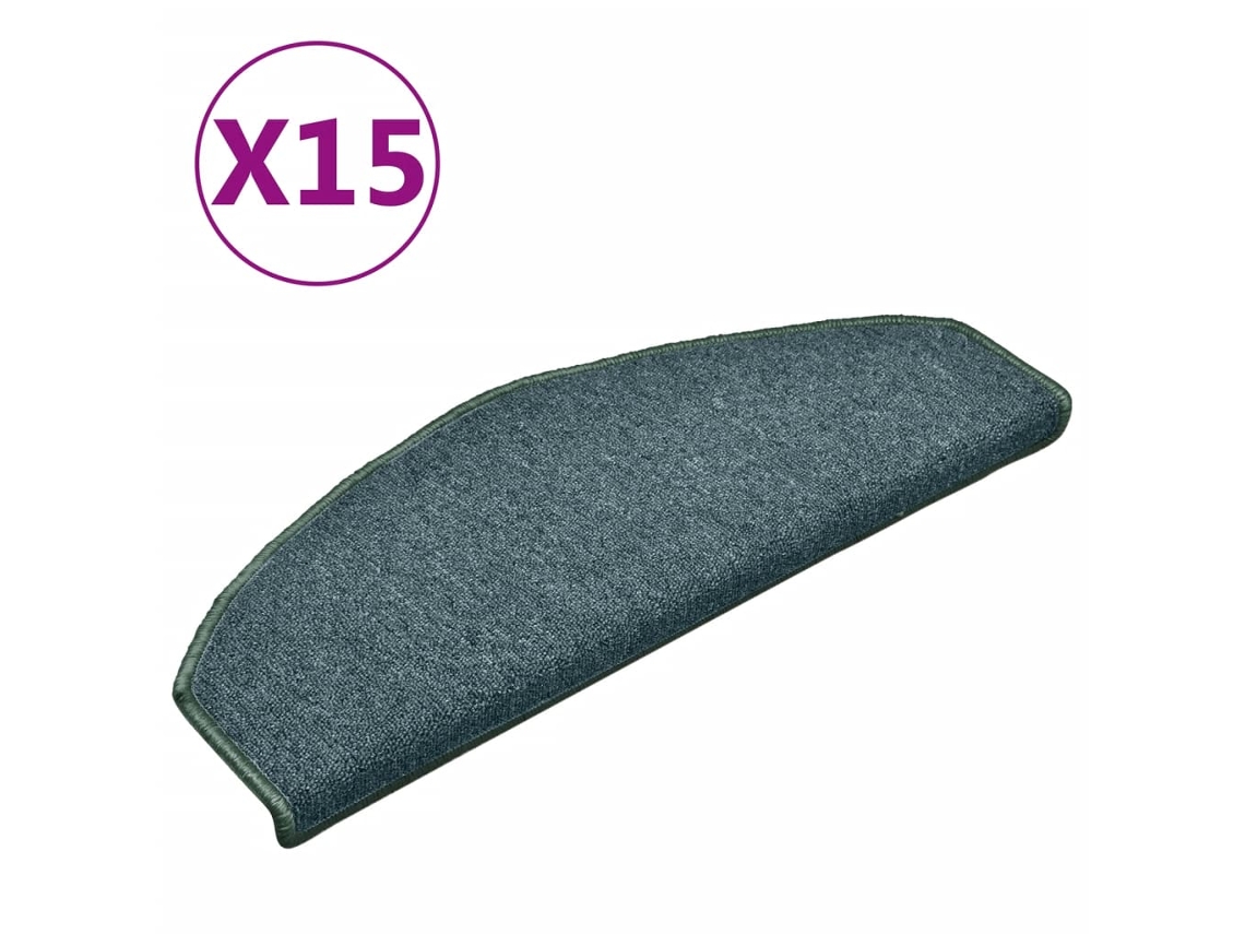 Carpet Stair Tread, Carpet Stair Treads Vidaxl Verde Polipropileno (65 X 24 X 4 Cm)