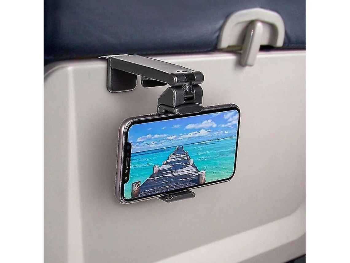 Yuru suporte Universal para Celular no Voo com 2 Unidades. Apoio para Celular Handsfree com Rotação 360 Graus e Portátil Hls