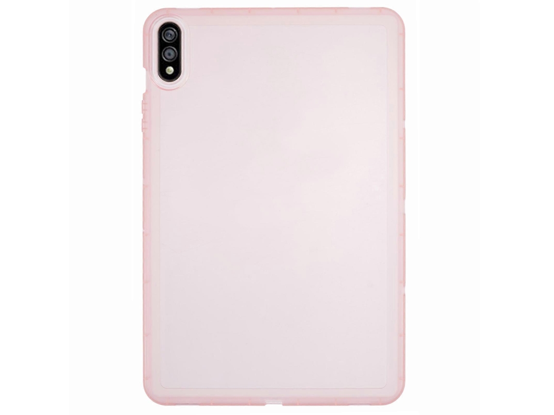 Capa de TPU transparente à prova de choque para Samsung Galaxy Tab S8, Tab S7 FE, Tab S7, Hengrongshen rosa