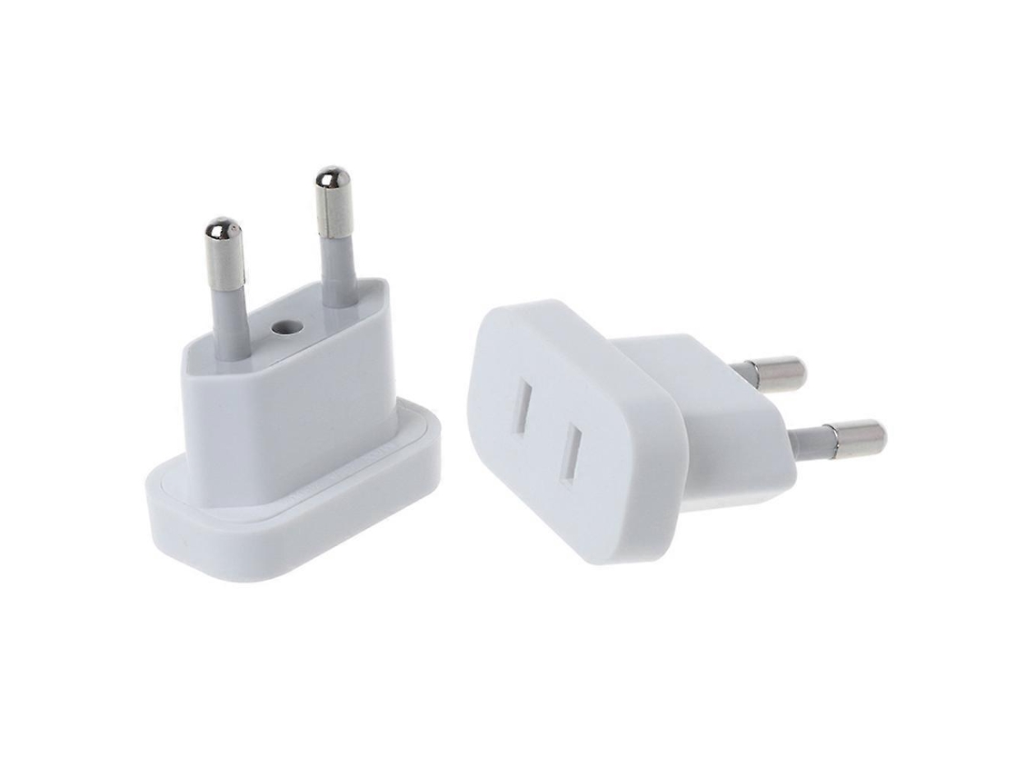 Adaptador De Viagem Com Tomada Padrão Eua Para Ue, Conversor De Energia Para Carregamento Padrão Europeu(eua)