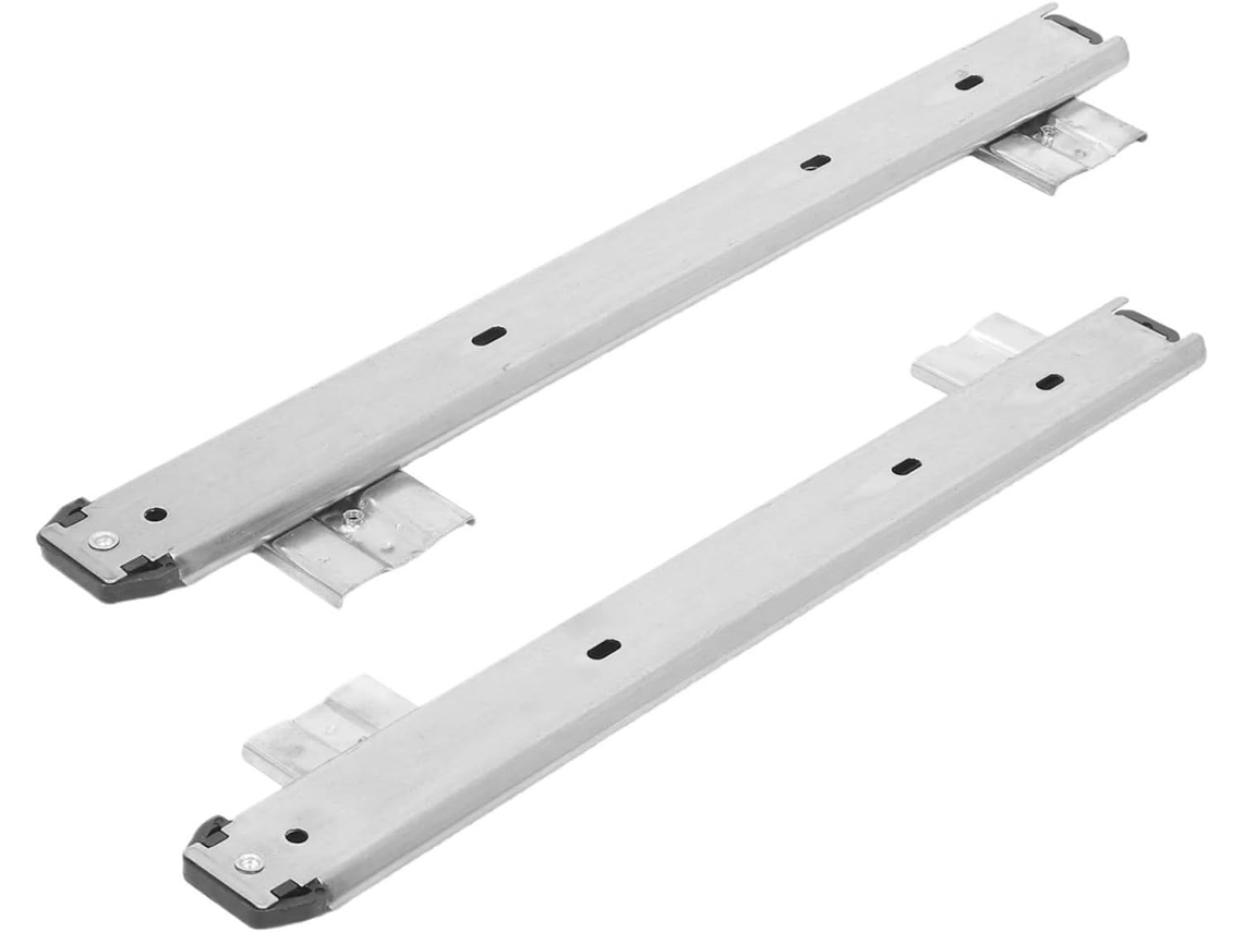 Corrediças De Extensão Total Para Gavetas 2 Peças, Corrediças Para Gaveta De Teclado, Trilhos De Aço Reforçado Para