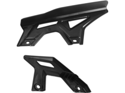 Protetores De Corrente Elétricos Para Uso Off Road, Conjunto De Substituição Em Nylon Preto, Design Com Furos De