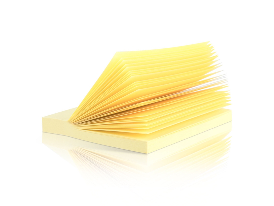 Notas Adhesivas 100 Folhas Blocos De Notas Multifuncionais Portáteis Para Casa, Escola E Escritório