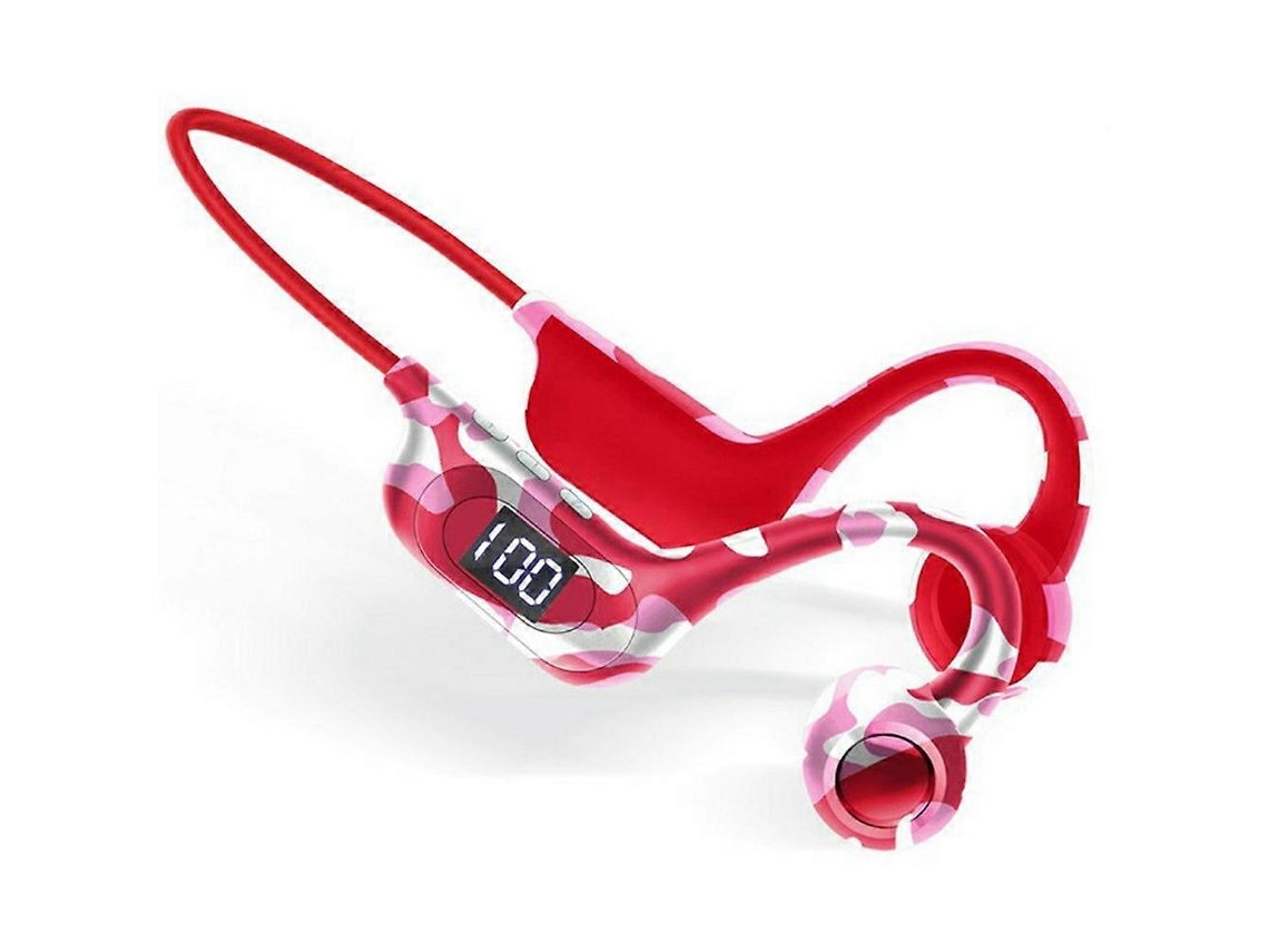 Fones De Ouvido Bluetooth Akz G9 Com Faixa De Pescoço E Condução Óssea Graffiti Com Visor Digital Ly Ebike
