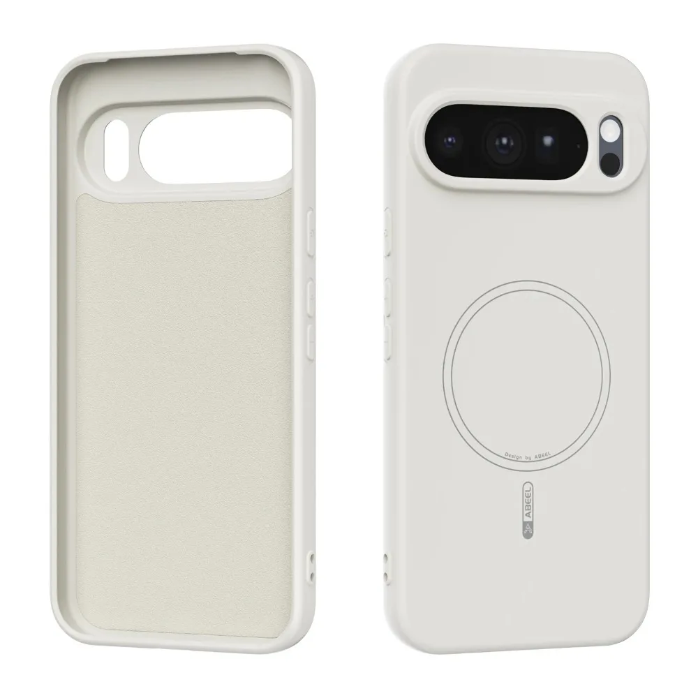(bege, Google Pixel 11) Capa De Silicone Líquido Macia, Compatível Com Encaixe Magnético Magsafe, Capa Protetora À Prova De Quedas.