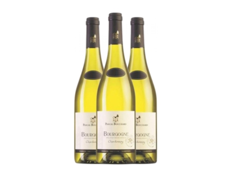 Vinho branco PASCAL BOUCHARD Chardonnay Bourgogne (0.75 L - 3 Unidades)