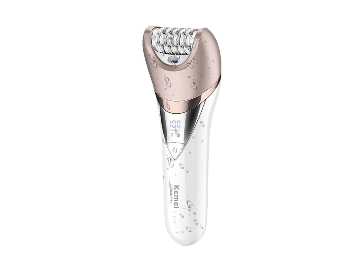 Lurelia Aparador Elétrico Km-7115, 6 Em 1, Usb, Lavável, Lâmina Inoxidável, Corpo Inteiro
