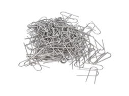 Laxiscreed Pack De 200 Argolas De Fio Nickel Cromado Em U Para Colares E Joias De Cerâmica