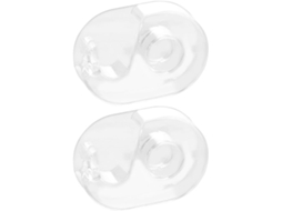 Dispensador portátil de fita adesiva Ipetboom, 2 unidades, para fita de 1,5 cm, cortador reutilizável, plástico.