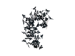 Arranjo Decorativo Ambiental Com Rosa Artificial E Vinha 1.7m