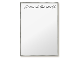 Magnetic Board Around The World For The Living Room Espelharte (70x100 Cm)