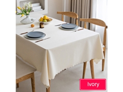 Toalha De Mesa Impermeável, Toalha De Mesa Nórdica De Algodão E Linho, Estilo Japonês, Toalhas De Mesa De Cor Sólida Para Mesa De Jantar, Mesa De Cent