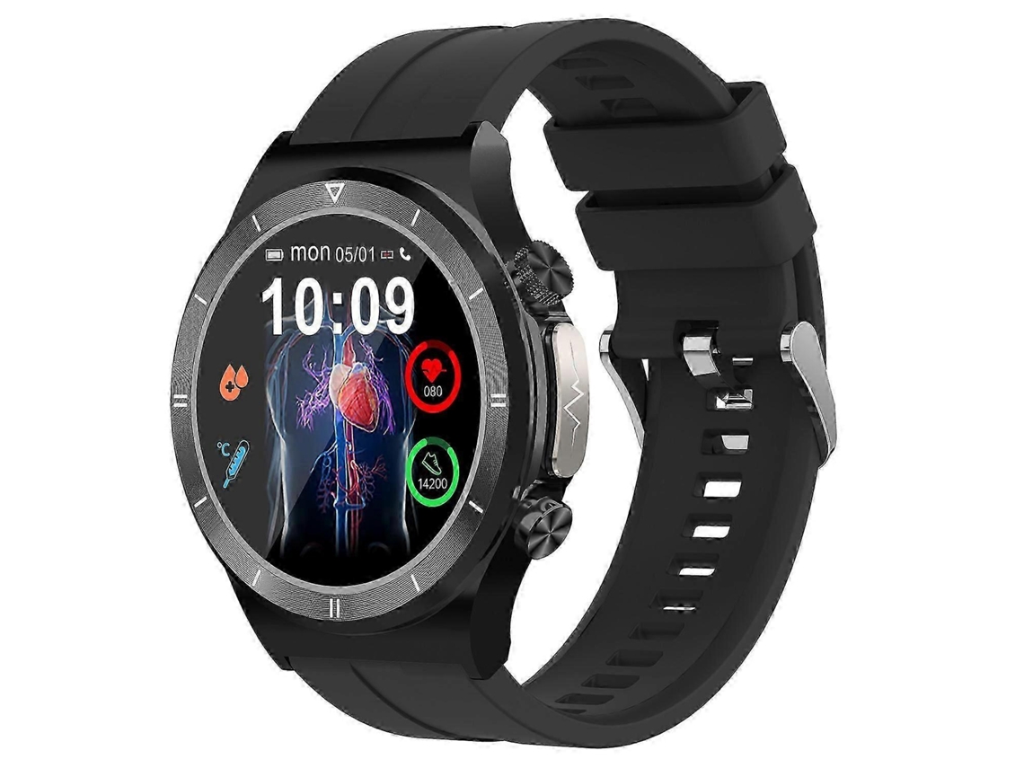 Relógio esportivo T30 de 1,39 polegadas com ECG, monitoramento de glicose/oxigênio no sangue, frequência cardíaca e chamadas Bluetooth Ly Ebike