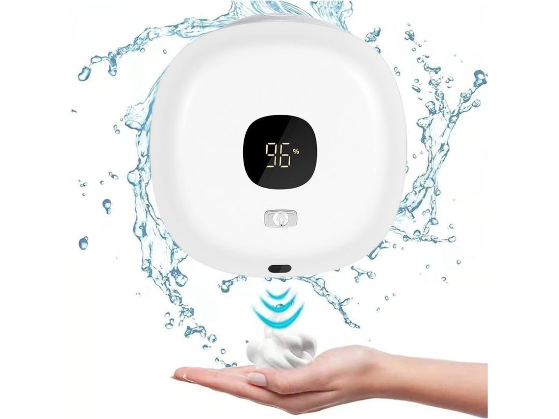 2026-linjou Dispensador De Espuma De Jabón Automático Sin Toque Recargable Via Usb Blanco