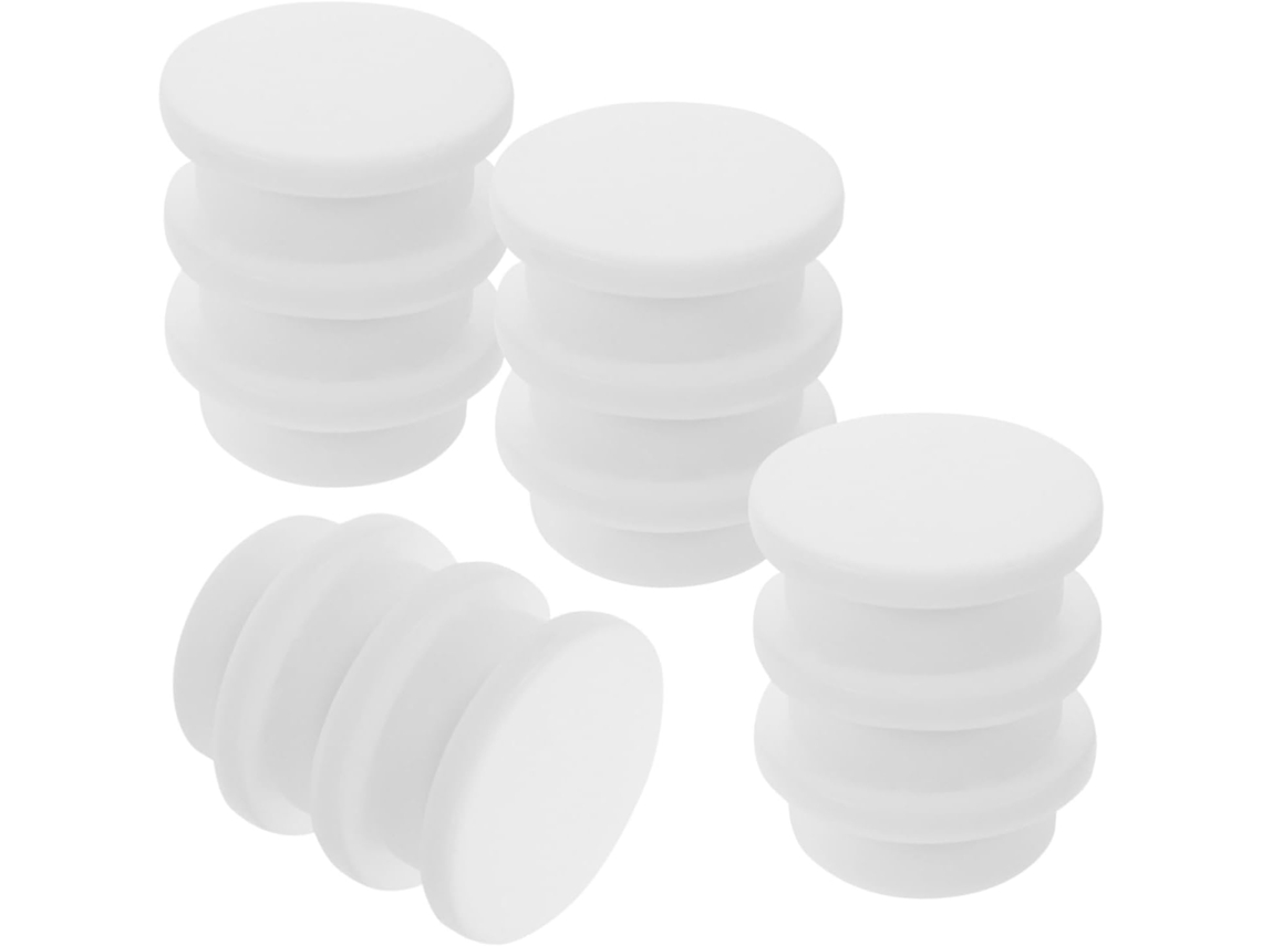 Ciieeo 12 Tampões De Silicone Para Tubos Redondos Pequenos, Impermeáveis, Coloridos