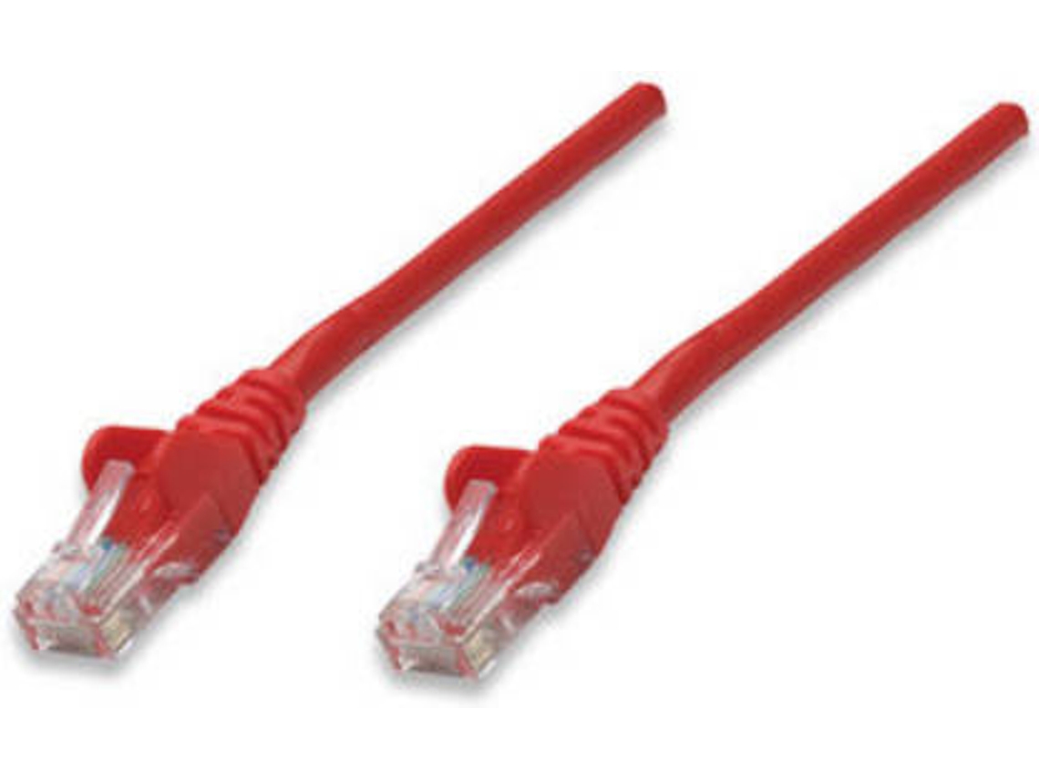 Cabo de Rede INTELLINET (RJ45 - 5 m - Vermelho)