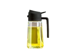 Frasco Spray Recarregável Para Óleo E Azeite, Em Vidro, 600 Ml, Preto, À Prova De Vazamentos
