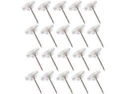 Acessórios Para Quadro De Cortiça, Tachinhas Plásticas Redondas, Luz 50 unidades para Pintura e Fixação de Fotos Não