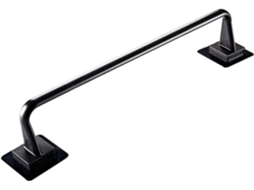 Suporte Para Toalhas Sem Furos, Suporte Único, Resistente, Preto, Com Ganchos Para Banheiro