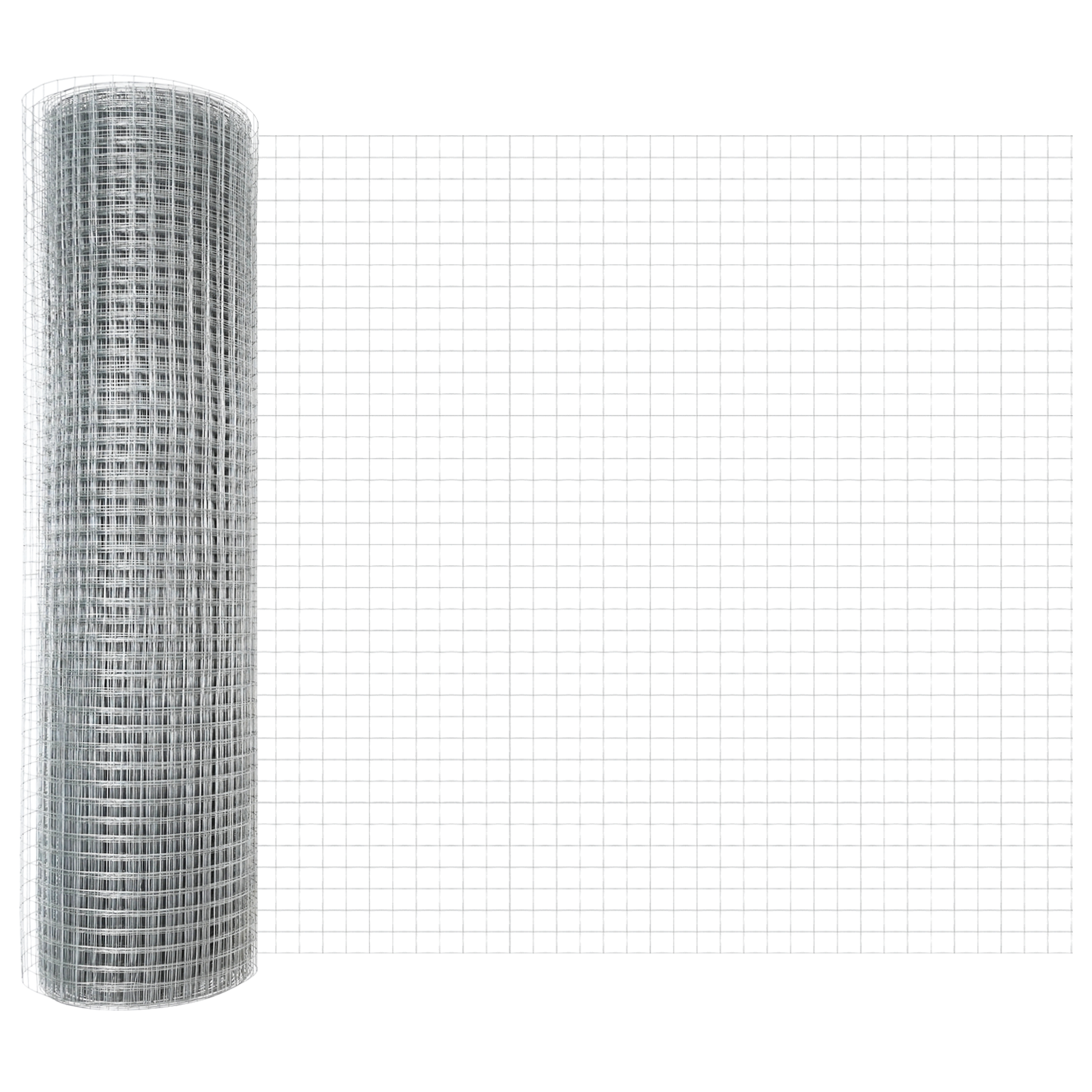 Conjunto 1 Arame Soldado Vidaxl Prateado Aço (5000 X 50 Cm)