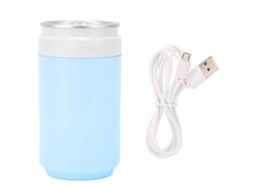 Difusor De Óleo Essencial Usb Ultra Silencioso Umidificador Com Luzes Led Para Carro Casa Escritório Viagem Azul