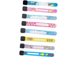 Pulseira De Identificação Descartável Pretyzoom Em Pvc Para Crianças, Anti Perda, Ajustável, Ideal Para Escola E
