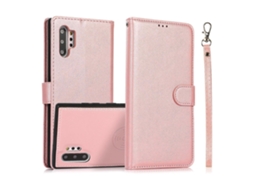 Capa De Couro Com Textura De Bezerro Para Samsung Galaxy Note10
