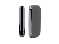Capa Para Iqos Iluma Modelo De Abertura Lateral Adicionar Painéis Laterais 13x9.5x3cm Silicone Cinza Escuro Fwinl