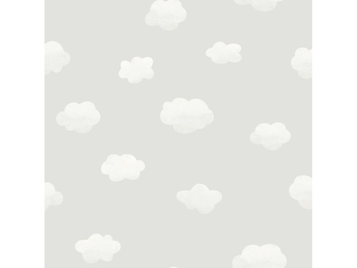 Papel De Parede Céu Nublado Cinza E Branco Coleção Over The Rainbow Holden 90990 Gris