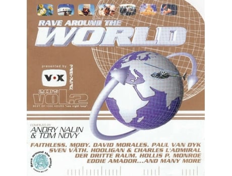 Cd Rave Around The World Vol 2 - Best Of 1000 Hours Vox Night Loop Genuine Crafted Traxxs