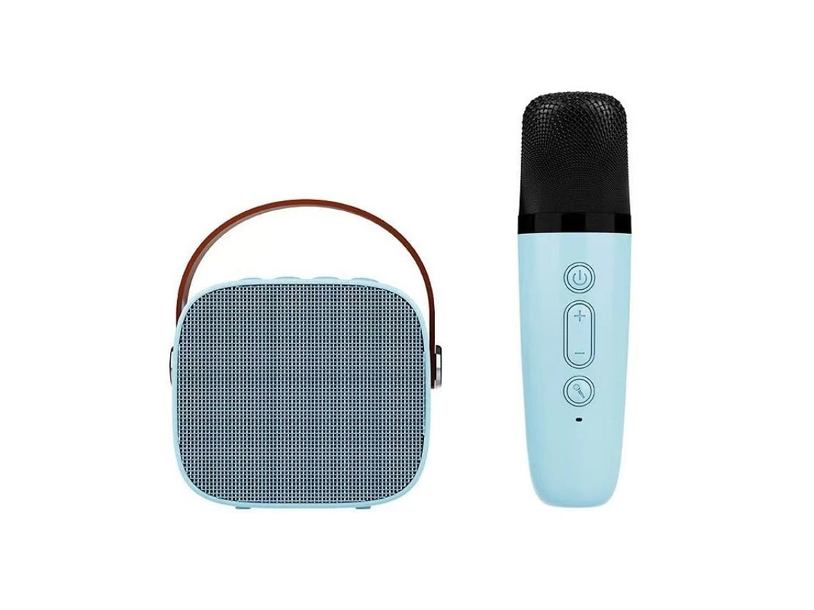 Máquina De Karaokê Para Crianças E Adultos Alto Falante Bluetooth Portátil Com Microfone Sem Fio Som Alto Microfone De Karaokê Para Crian Yizhood