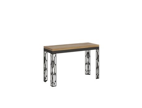 Mesa de Refeição ITAMOBY Ghibli Double (120/200x45/90 - Painéis em Melamina - Carvalho Natural)