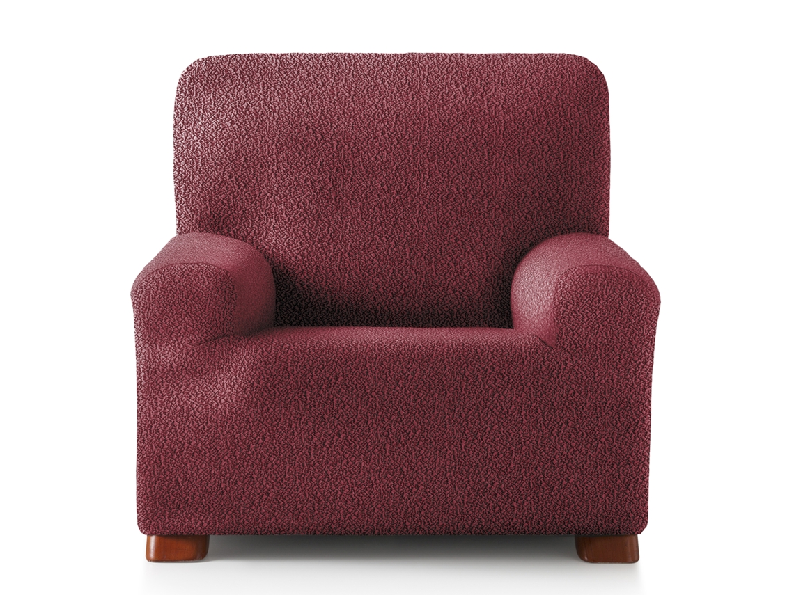 Capa para Poltrona Bielástica Adaptável Roc 1 Lugar 80-130 Cm Castanho VIPALIA