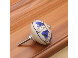 Puxador De Porta 1 Em Cerâmica Para Gaveta De Quarto, Armário, Guarda-roupa, Móveis