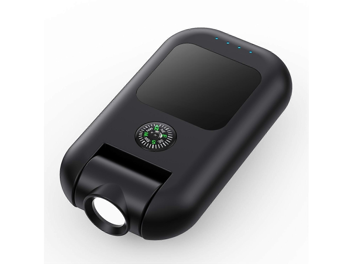 Mini Carregador Portátil De Emergência K108 Com Lanterna E Bússola, Carregador De Celular Azul Olysi Shop