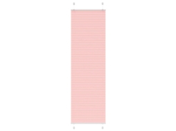 Vidaxl Rosa Plissada Cega 65x200 Cm Largura Tecido 64,4 Cm Poliéster