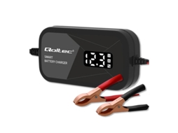 Carregador Inteligente QOLTEC para Baterias de Gel AGM 12v 2a com Visor LCD