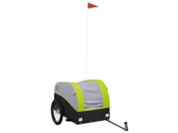 Bike Trailer, Bike Trailers Vidaxl Verde Ferro (126 X 63 X 63 Cm)