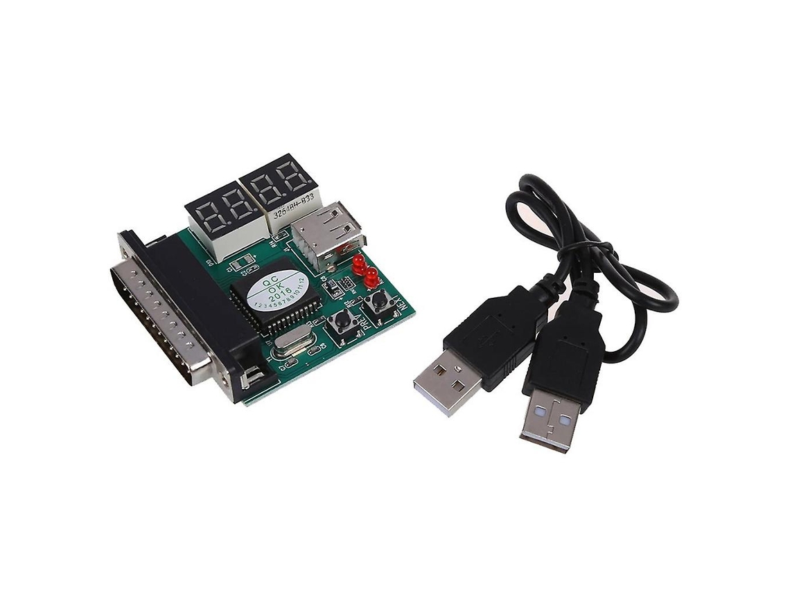 Cartão De Diagnóstico Usb Do Jogo Do Analisador Da Placa-mãe Do Computador Do Pc Com Porta Paralela