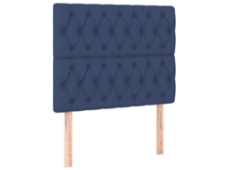 Cabeceira Azul 100x7x118/128 Cm Tecido MAISON EXCLUSIVE