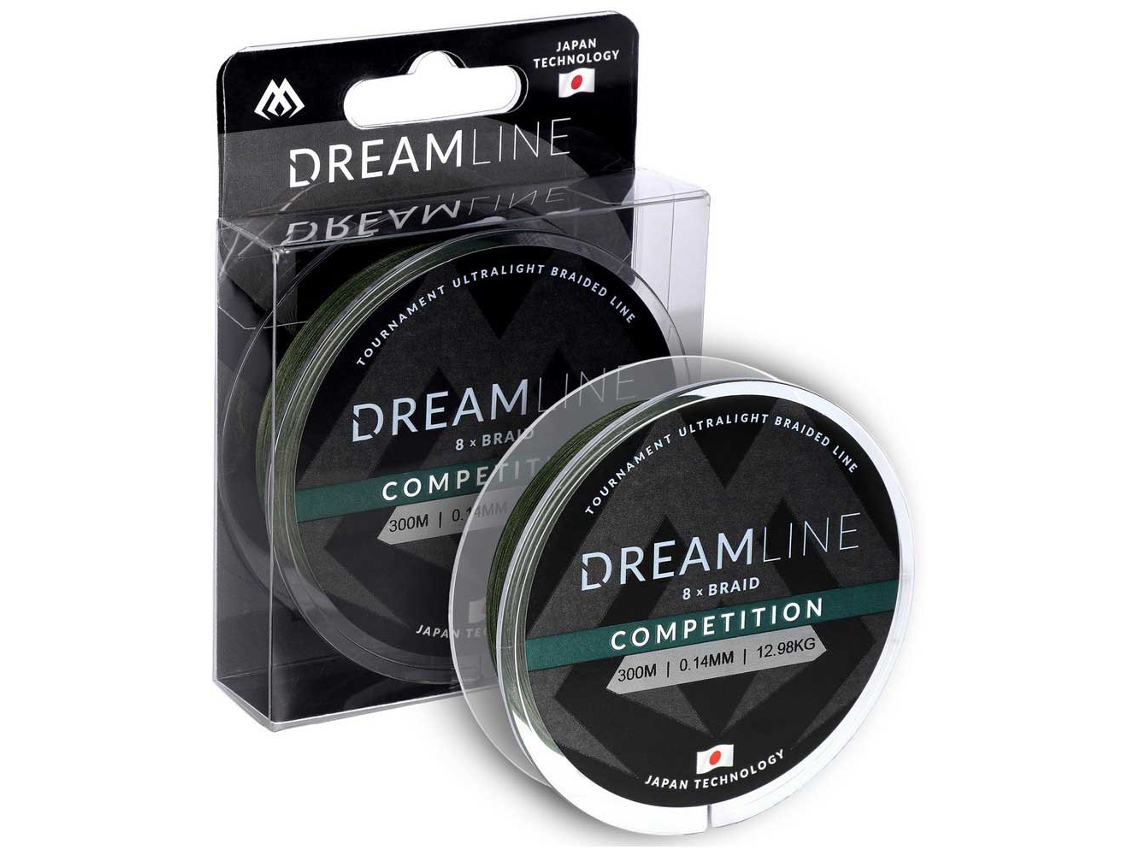 Linha Trançada Dreamline Competition 300 M Verde 0.160 Mmmikado