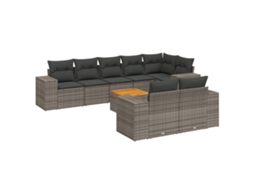 Garden Sofa Set, Garden Sofa Sets Vidaxl Cinzeto Rattan / Vime (n/a)