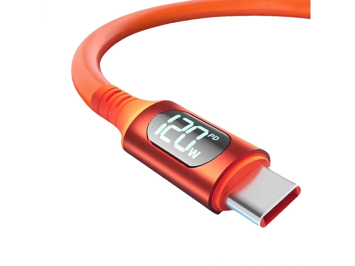 Lurelia Cabo Usb-c, Preto, 120 W, 1m, Telemóveis, Carregamento Rápido