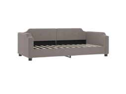 Day Bed, Day Beds Vidaxl Cinzento-acastanhado Tecido (100 X 200 Cm)