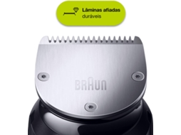 Aparador de Barba BRAUN BT7220 + Gillette (Autonomia 100 min - Mista - 0.5 - 21 mm)