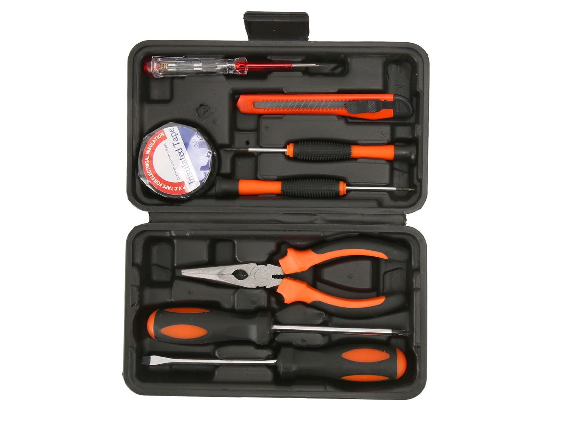 Conjunto de Ferramentas Domésticas 9 peças multifuncional com caixa portátil | S/MARCA