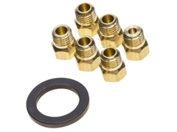 Conjunto de injetores de gás propano butano 481231038976 WHIRLPOOL