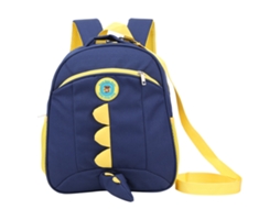 Mali mochila Infantil Escolar Preschool com Estampa Animal Cute Oxford Azul Escuro para Bebê Menos de 5 Anos