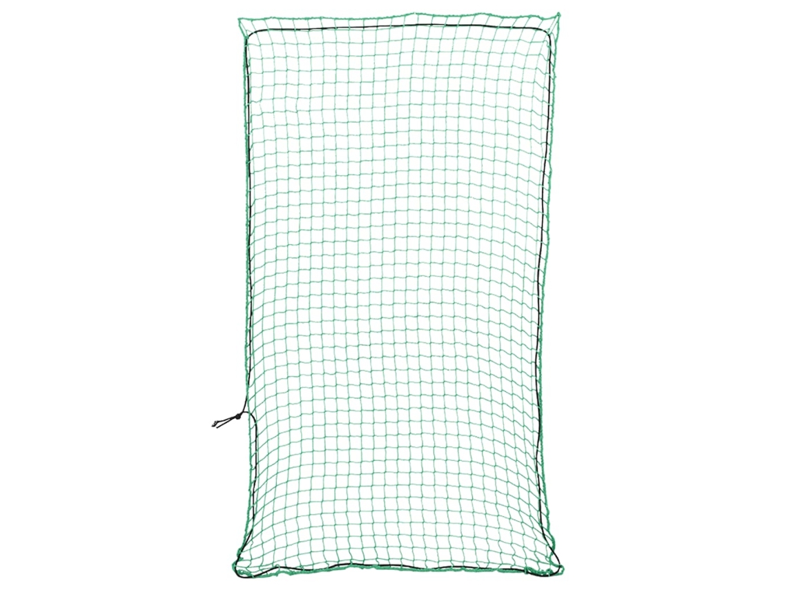 Vidaxl Rede Para Reboque Com Corda Elástica 2,7x1,5 M Pp Verde